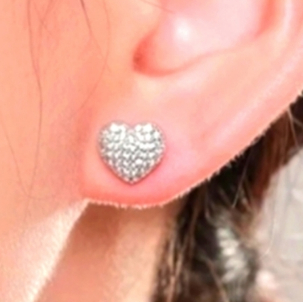 18K Rose Gold  over sterling silver earrings